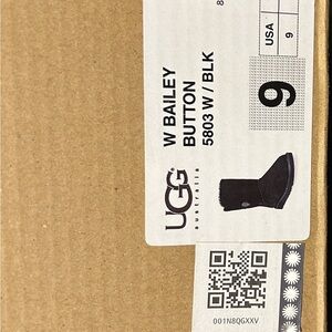 UGG Black Bailey Button Boots